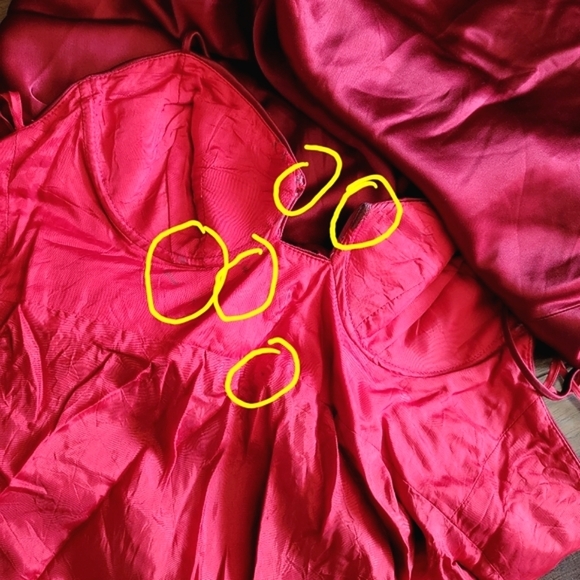 Selina Designer Red‎ Sexy Bodycon Mermaid Ball Gown Prom Dress Size XS - Picture 11 of 13